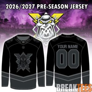Manchester Storm 2026-27 Personalized Pre-season Hockey Jersey