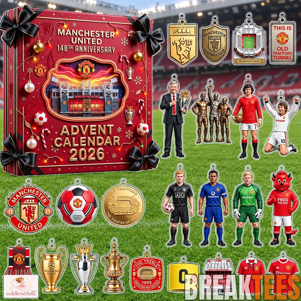 Manchester United 148th Anniversary Advent Calendar 2026 For Soccer Fans Manchester United 148th Anniversary Advent Calendar 2026 For Soccer Fans