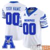 Miami Hurricanes Throwback Vapor Limited Custom Jersey – Florida Patch – Stitched