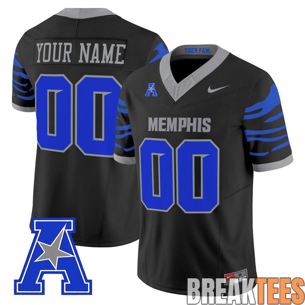 Memphis Tigers 2026 Custom Football Jersey – Stitched Memphis Tigers 2026 Custom Football Jersey – Stitched