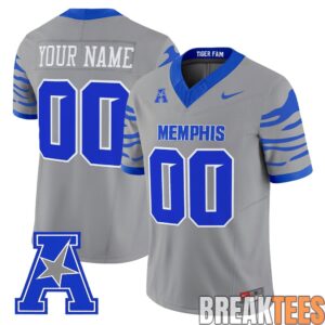 Memphis Tigers 2026 Custom Football Jersey - Stitched 3 Memphis Tigers 2026 Custom Football Jersey - Stitched 3