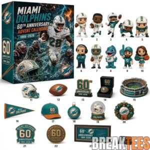 Miami Dolphins 60th Anniversary 2026 Advent Calendar Special Edition