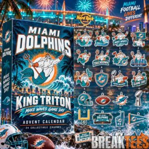 Miami Dolphins x King Triton Game Day 2026 Advent Calendar – 24 Collectible Charms