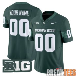 Michigan State Spartans 2026 Custom Football Jersey - Stitched