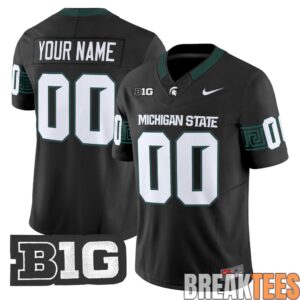Michigan State Spartans 2026 Custom Football Jersey - Stitched 2 Michigan State Spartans 2026 Custom Football Jersey - Stitched 2