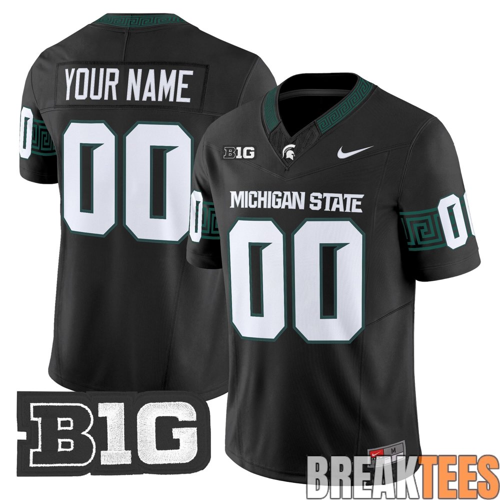 Michigan State Spartans 2026 Custom Football Jersey – Stitched Michigan State Spartans 2026 Custom Football Jersey – Stitched