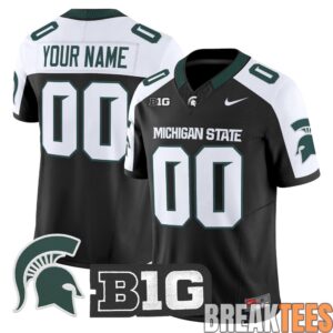 Michigan State Spartans 2026 Custom Football Jersey - Stitched 4 Michigan State Spartans 2026 Custom Football Jersey - Stitched 4