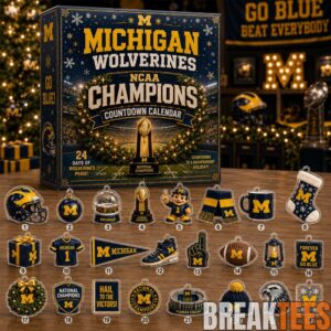 Michigan Wolverines NCAA Champions Advent Calendar 2026 for College Sports Fans