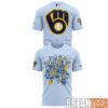 Milwaukee Brewers Jake Bauers Rake Bauers Yard Work Graphic T-Shirt Milwaukee Brewers Jake Bauers Rake Bauers Yard Work Graphic T-Shirt