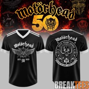 Motorhead 50 Years Anniversary Collections Football Jersey - Special Edition 1