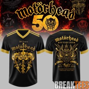 Motorhead 50 Years Anniversary Collections Football Jersey - Special Edition 2
