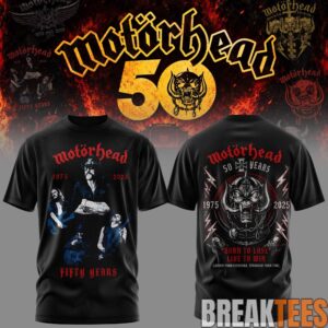 Motorhead 50 Years Anniversary Collections Tee 2 Motorhead 50 Years Anniversary Collections Tee 2