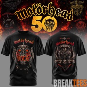 Motorhead 50 Years Anniversary Collections Tee 4 Motorhead 50 Years Anniversary Collections Tee 4