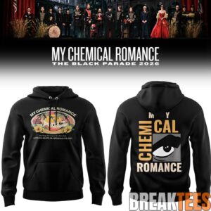 My Chemical Romance Long Live The Black Parade Tour 2026 At Petco Park Hoodie 1
