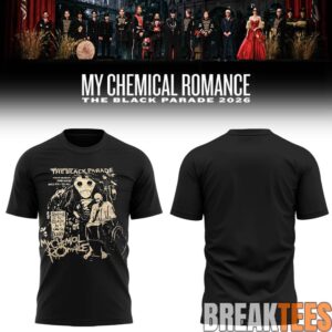 My Chemical Romance Long Live The Black Parade Tour 2026 At Petco Park T-Shirt