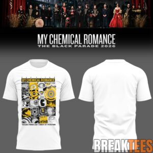 My Chemical Romance Long Live The Black Parade Tour 2026 At Petco Park T-Shirt 2