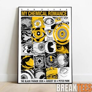 My Chemical Romance Long Live The Black Parade Tour 2026 At Petco Park Poster
