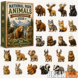 National Park Animals Christmas Advent Calendar 2026 for Wildlife and Nature Lovers