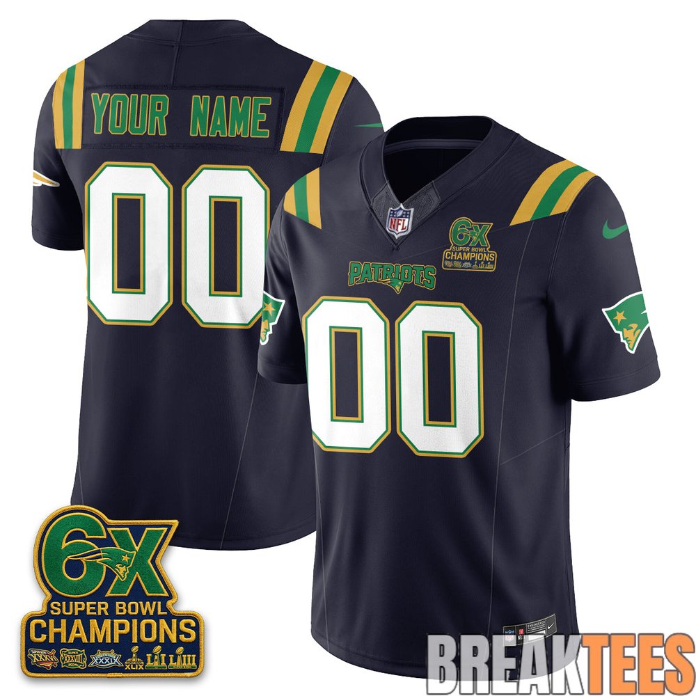 New England Patriots Irish Edition Custom Football Jersey – Stitched New England Patriots Irish Edition Custom Football Jersey – Stitched