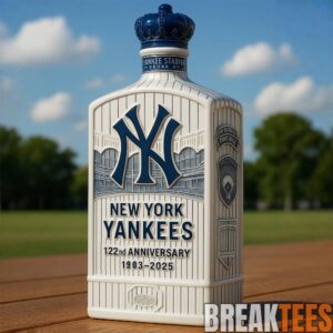 New York Yankees 122nd Anniversary Whiskey Bottle