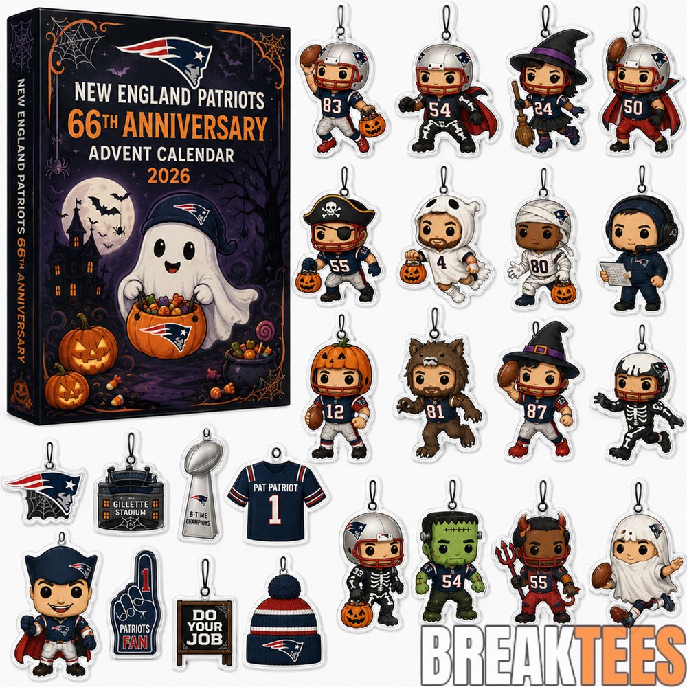 New England Patriots 66th Anniversary Halloween Advent Calendar 2026 for Football Fans New England Patriots 66th Anniversary Halloween Advent Calendar 2026 for Football Fans