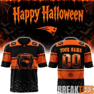 New England Patriots x Halloween Day ’26 Custom Football Jersey