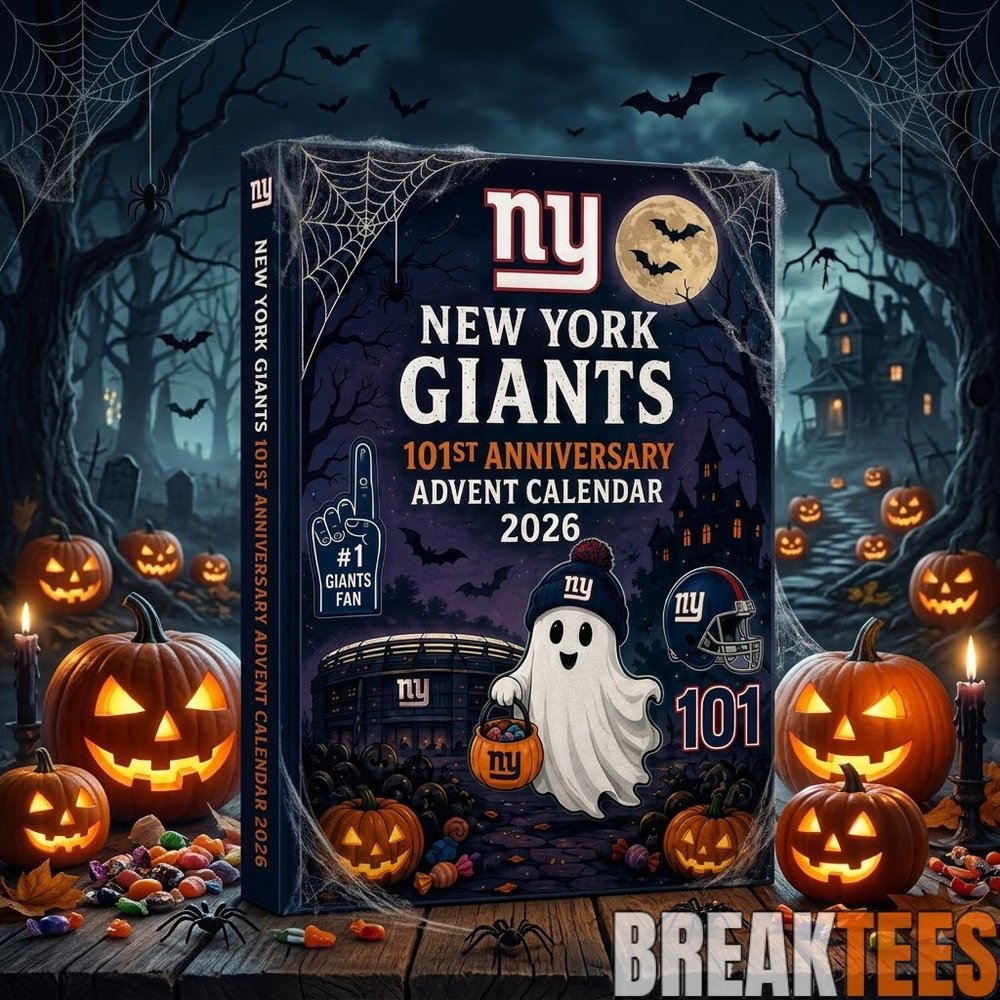 New York Giants 101th Anniversary Halloween Advent Calendar 2026 for Football Fans New York Giants 101th Anniversary Halloween Advent Calendar 2026 for Football Fans