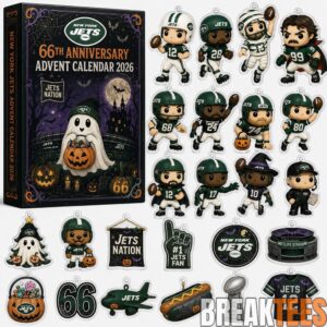 New York Jets 66th Anniversary Halloween Advent Calendar 2026 for Football Fans