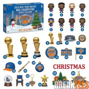 New York Knicks NBA Champions 2026 Advent Calendar Collector’s Edition