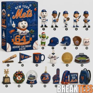 New York Mets 64th Anniversary 2026 Advent Calendar Collector’s Edition