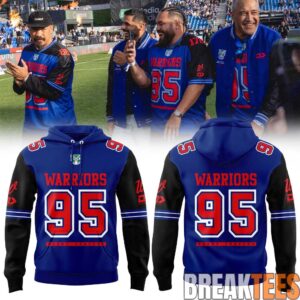 New Zealand Warriors Magic Round 2026 Red-Blue Hoodie