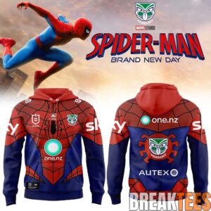New Zealand Warriors x Spider-Man 2026 Limited Edition Hoodie