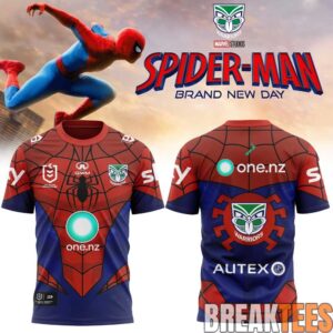 New Zealand Warriors x Spider-Man 2026 Limited Edition T-Shirt
