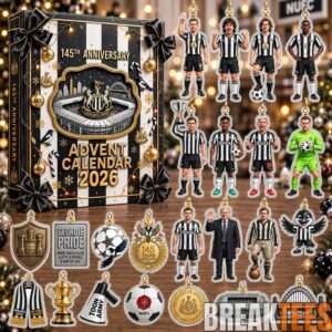 Newcastle United 145th Anniversary Advent Calendar 2026 for Soccer Fans