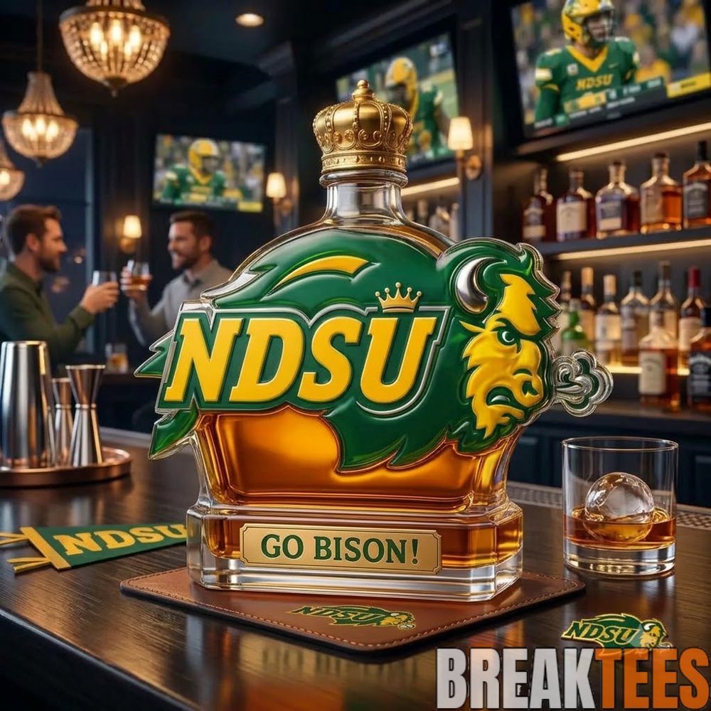 North Dakota State Bison Limited Edition Whiskey Decanter North Dakota State Bison Limited Edition Whiskey Decanter