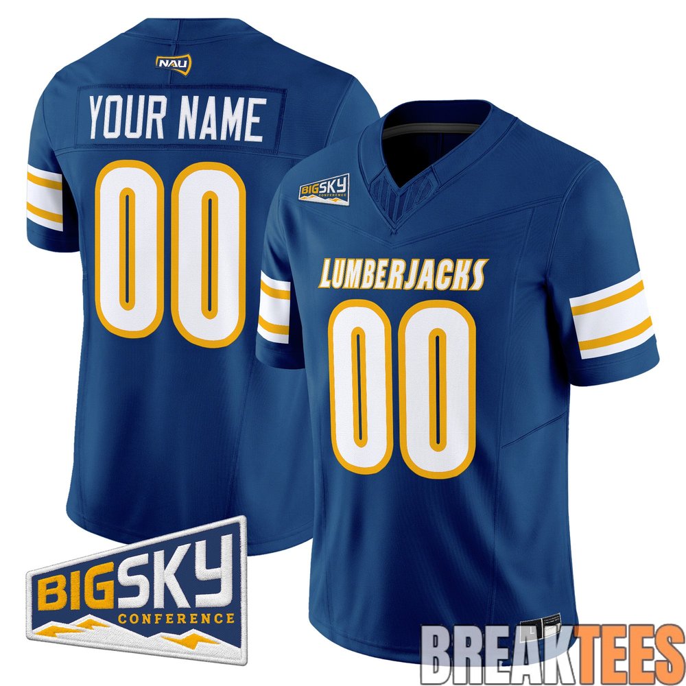 Northern Arizona Lumberjacks 2026 Custom Football Jersey – Stitched Northern Arizona Lumberjacks 2026 Custom Football Jersey – Stitched