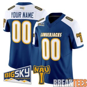 Northern Arizona Lumberjacks 2026 Custom Football Jersey - Stitched 2 Northern Arizona Lumberjacks 2026 Custom Football Jersey - Stitched 2