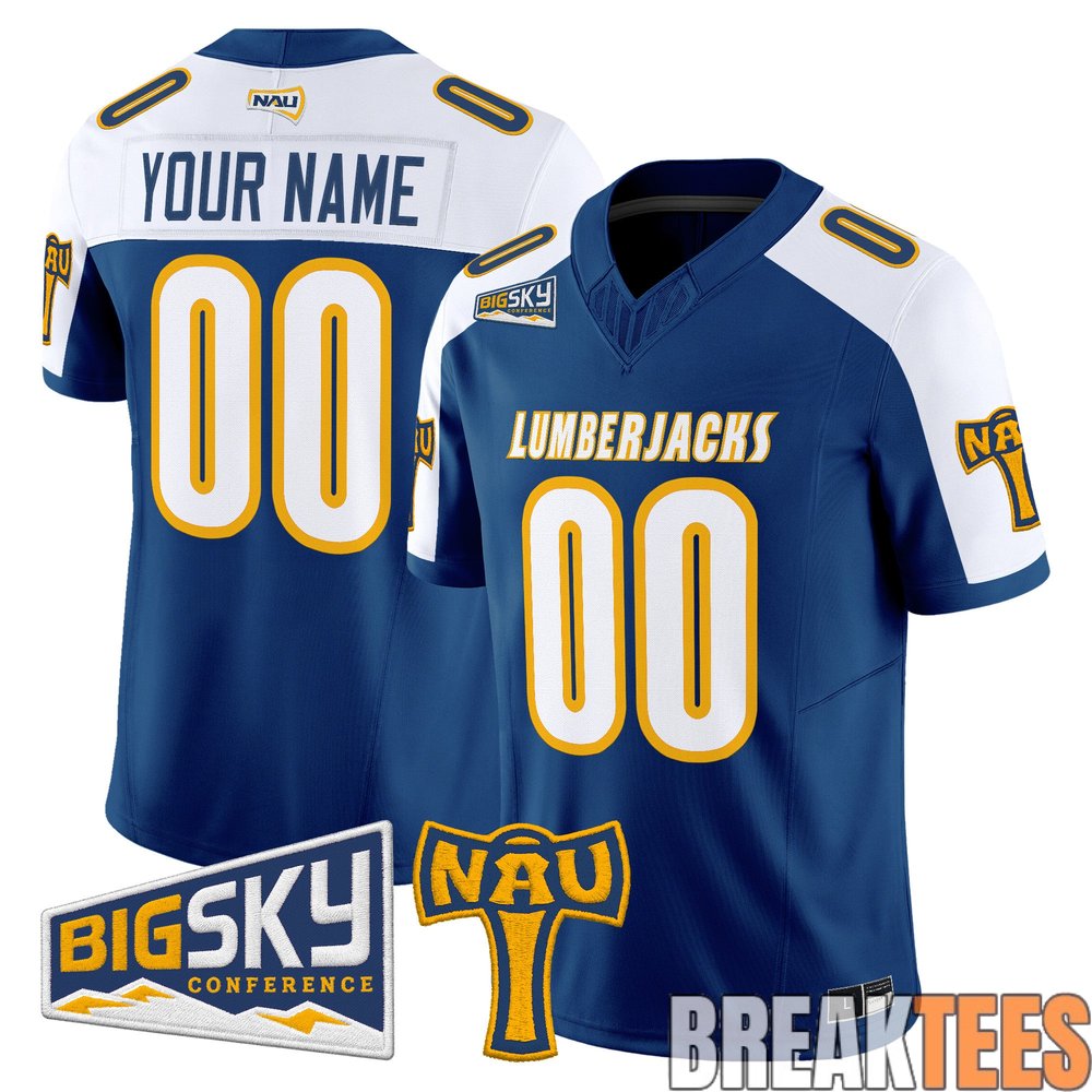 Northern Arizona Lumberjacks 2026 Custom Football Jersey – Stitched Northern Arizona Lumberjacks 2026 Custom Football Jersey – Stitched