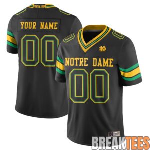 Notre Dame Fighting Irish 2026 Shamrock Series Custom Football Jersey - Stitched 3