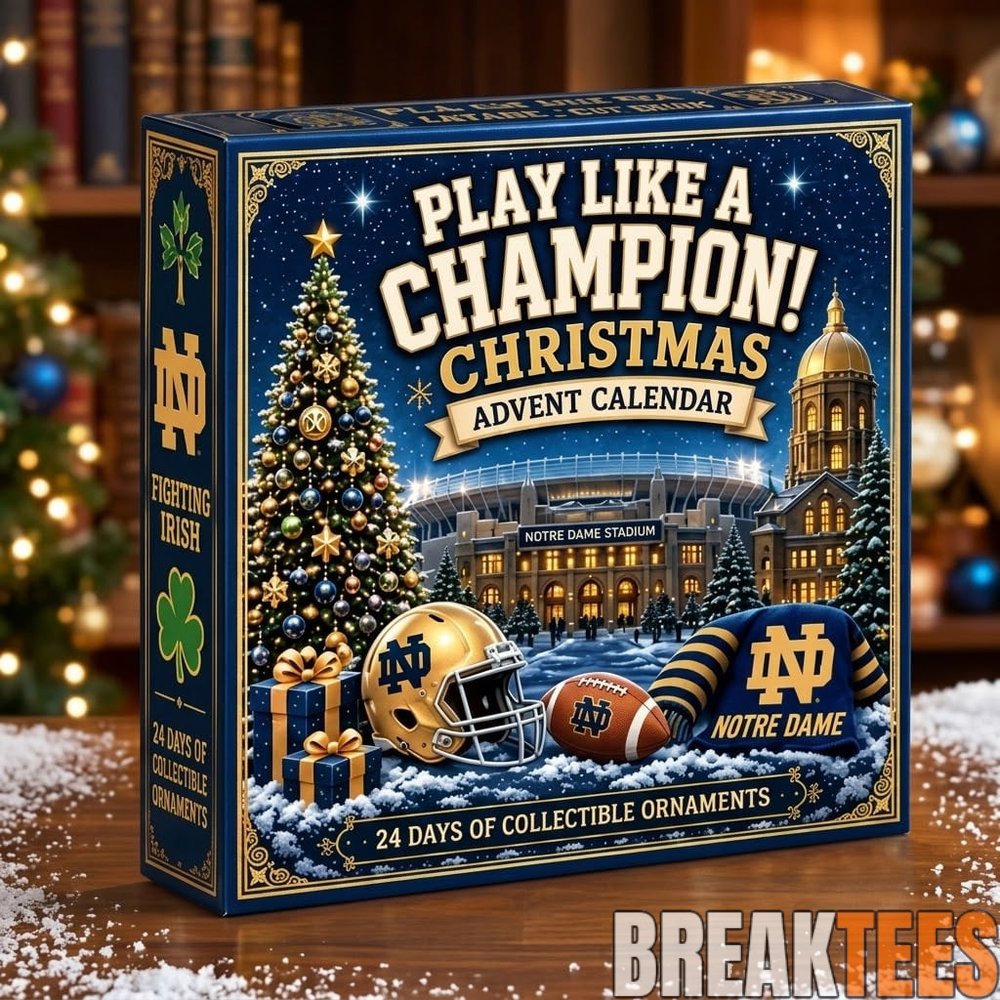 Notre Dame Fighting Irish Play Like A Champion Christmas Advent Calendar 2026 – 24 Collectible Charms Notre Dame Fighting Irish Play Like A Champion Christmas Advent Calendar 2026 – 24 Collectible Charms
