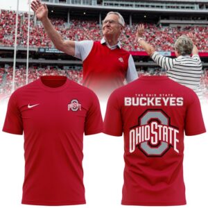Ohio State Buckeyes football - Jim Tressel T-Shirt - Red 1