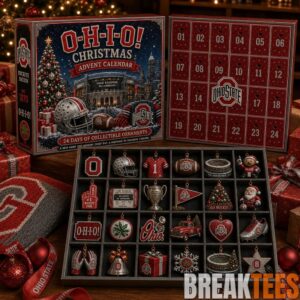 Ohio State Buckeyes O-H-I-O! 2026 Christmas Advent Calendar