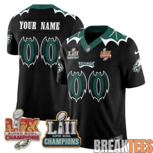 Philadelphia Eagles x Bat Edition Custom Football Jersey - Stitched