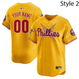 Philadelphia Phillies x One Piece 2026 Custom Baseball Jersey 1