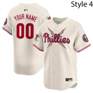 Philadelphia Phillies x One Piece 2026 Custom Baseball Jersey 3