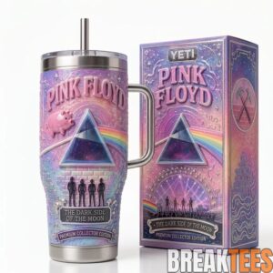 Pink Floyd The Dark Side of the Moon Premium Collector Edition 40oz Tumbler with Handle