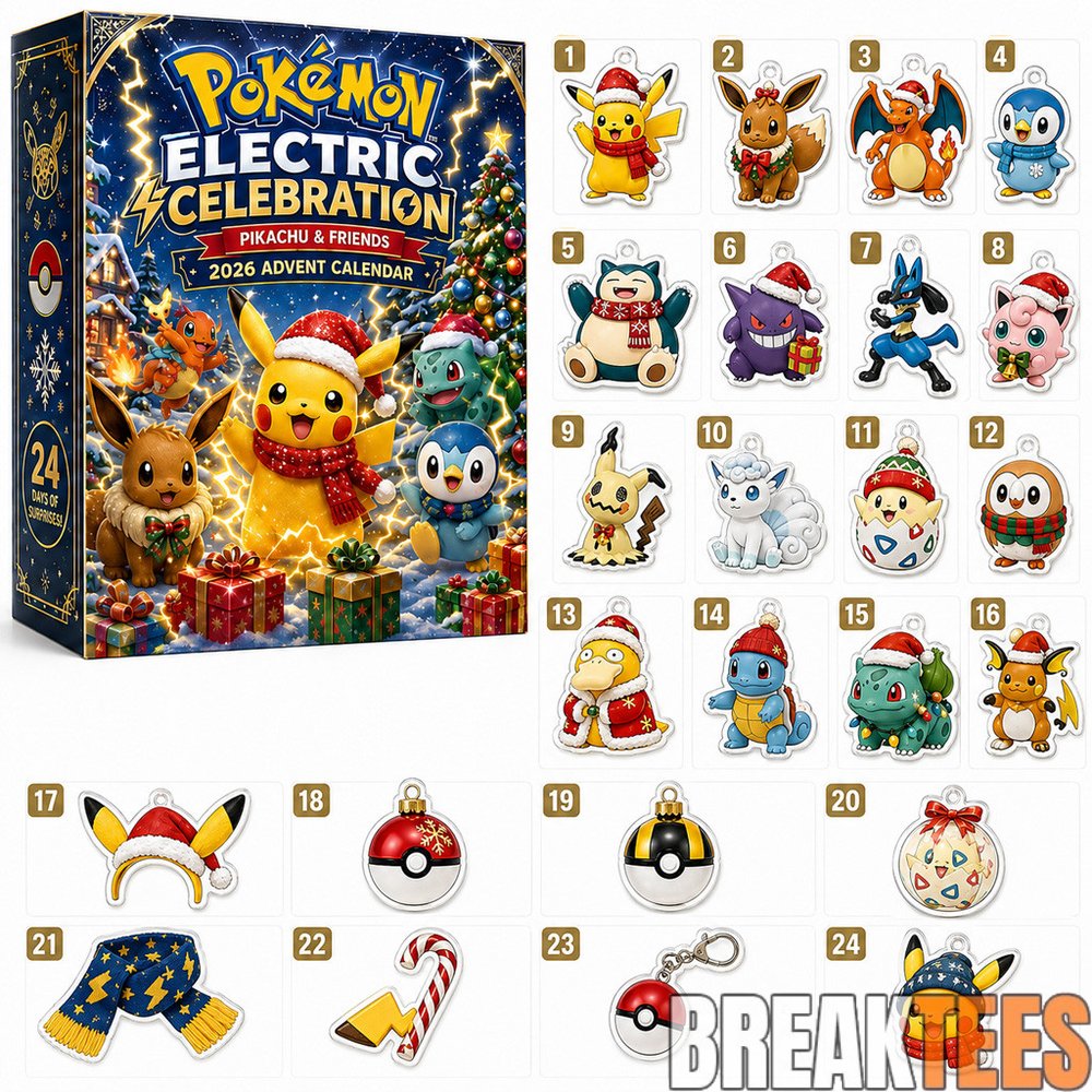 Pokemon Pikachu And Friends Electric Celebration Advent Calendar 2026 for Pokemon Fans Pokemon Pikachu And Friends Electric Celebration Advent Calendar 2026 for Pokemon Fans