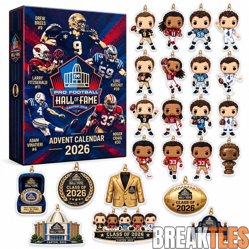Pro Football Hall of Fame Advent Calendar 2026 for Football Fans Pro Football Hall of Fame Advent Calendar 2026 for Football Fans