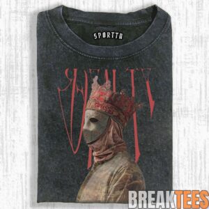 ROYALTY MASKED MONARCH ART POSTER T-SHIRT