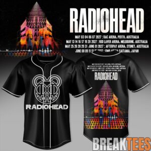 Radiohead 2027 Tour Special Baseball Jersey